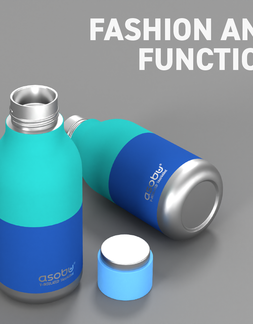 Load image into Gallery viewer, Pastel Blue Urban Bottle by ASOBU®
