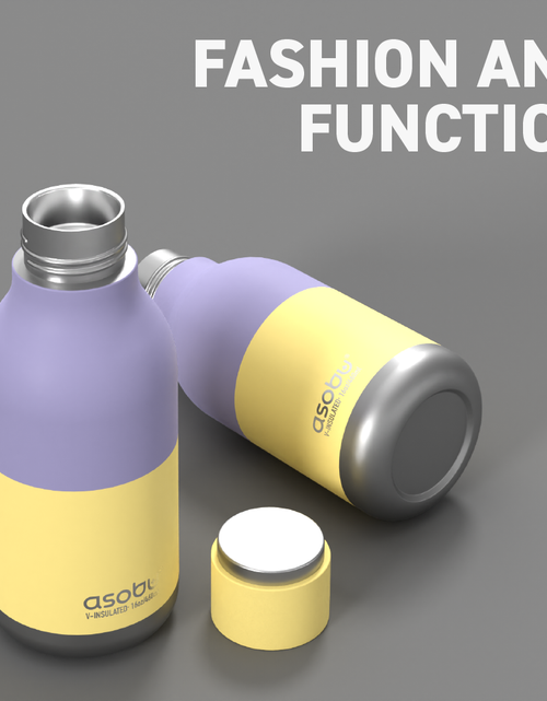 Load image into Gallery viewer, Pastel Yellow Urban Bottle by ASOBU®
