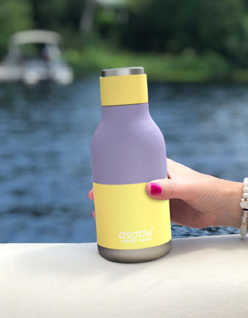 Load image into Gallery viewer, Pastel Yellow Urban Bottle by ASOBU®

