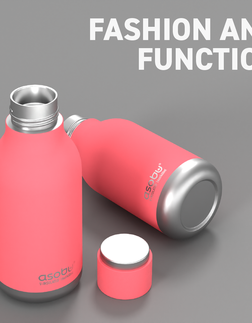 Load image into Gallery viewer, Urban Insulated and Double Walled Stainless Steel Bottle 16 Ounce by Asobu (Peach) by ASOBU®
