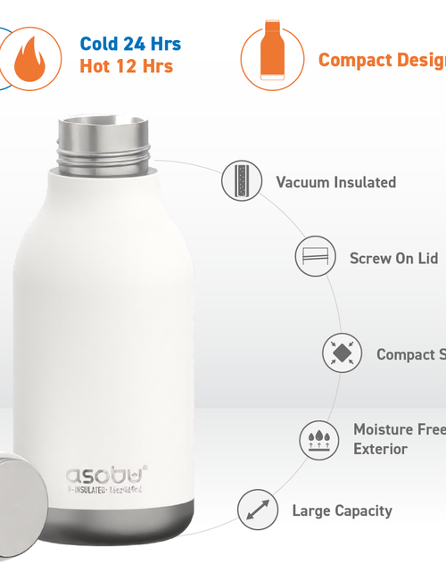 Load image into Gallery viewer, White Urban Bottle by ASOBU®
