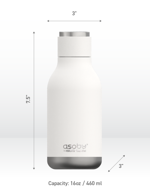 Load image into Gallery viewer, White Urban Bottle by ASOBU®
