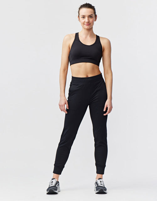 Load image into Gallery viewer, Valia Women's Black Jogger Pants
