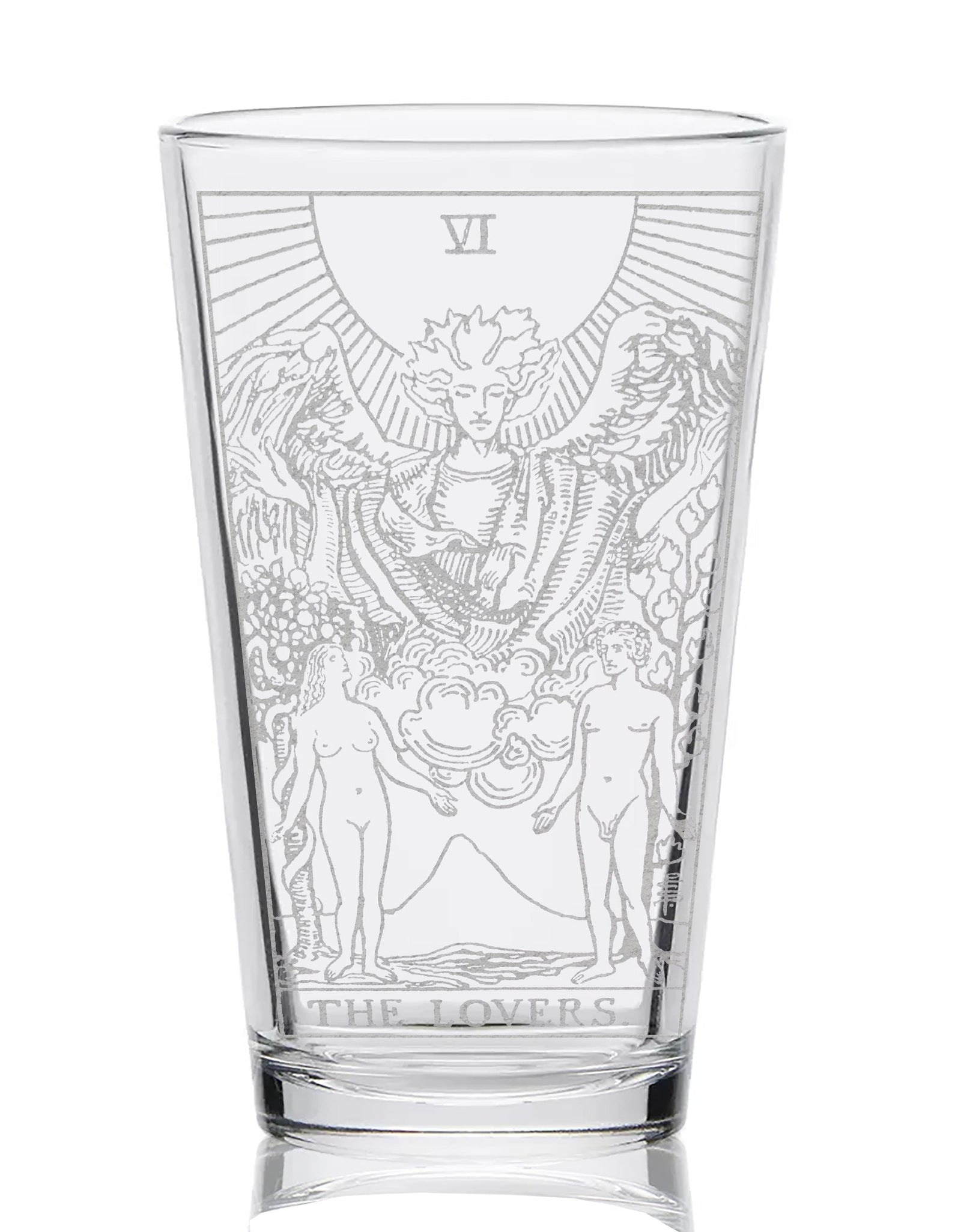 RIDER-WAITE TAROT CARD Pint Glasses by LumEngrave