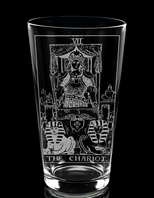 Load image into Gallery viewer, RIDER-WAITE TAROT CARD Pint Glasses by LumEngrave
