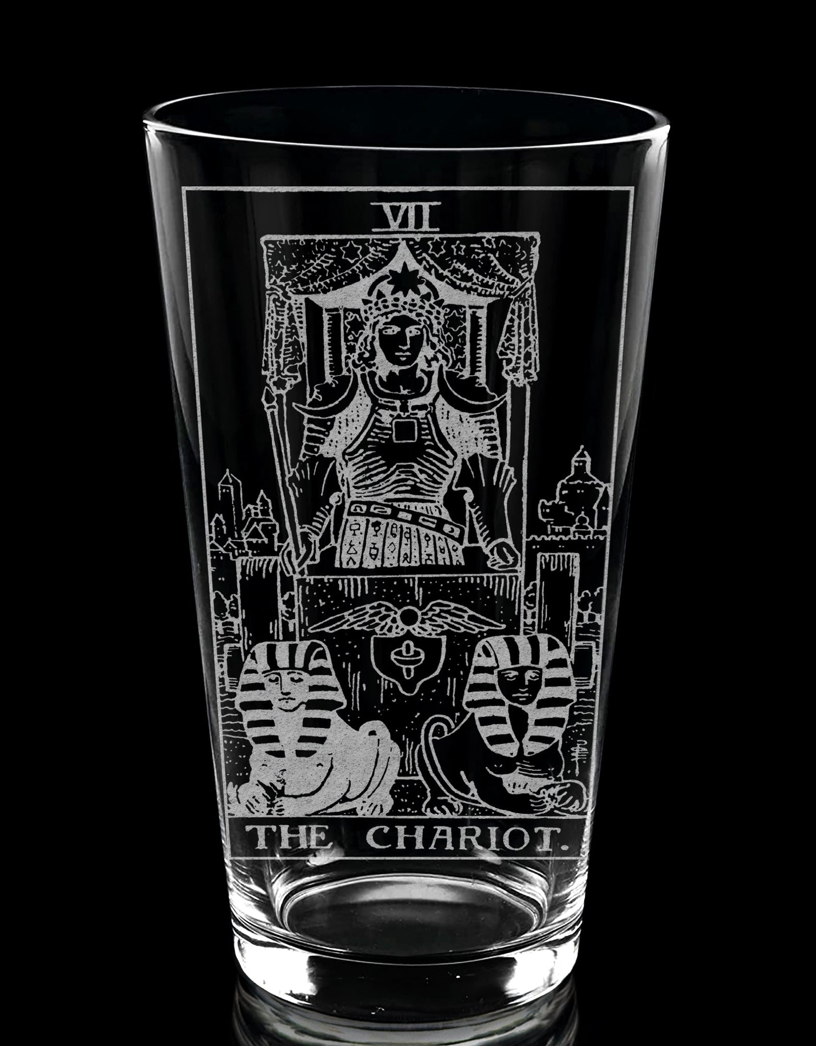 RIDER-WAITE TAROT CARD Pint Glasses by LumEngrave