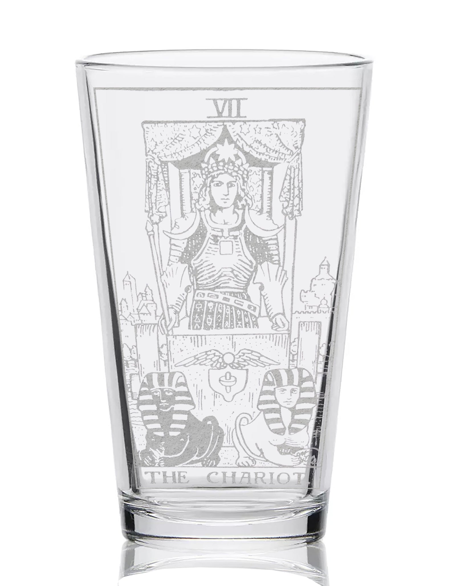 RIDER-WAITE TAROT CARD Pint Glasses by LumEngrave