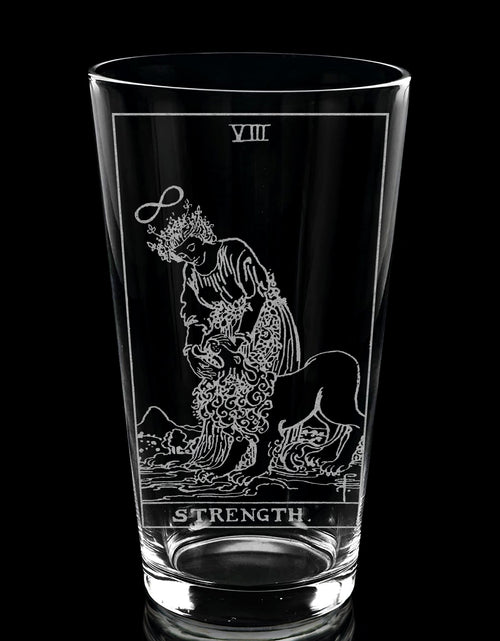 Load image into Gallery viewer, RIDER-WAITE TAROT CARD Pint Glasses by LumEngrave
