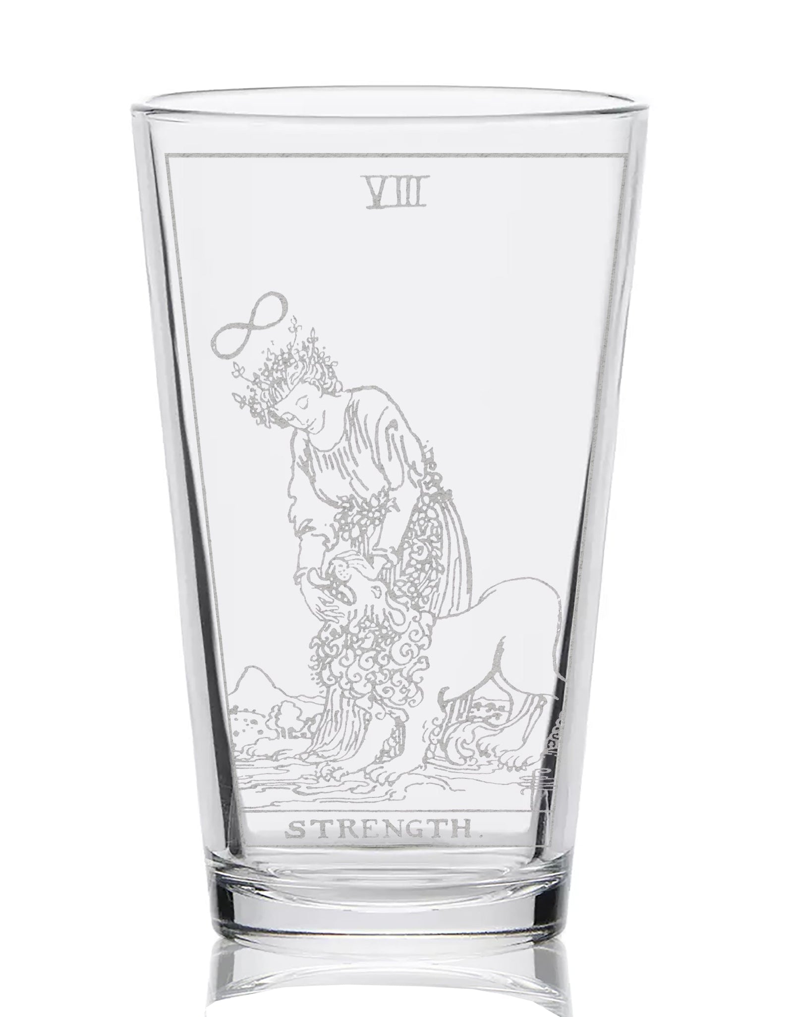 RIDER-WAITE TAROT CARD Pint Glasses by LumEngrave
