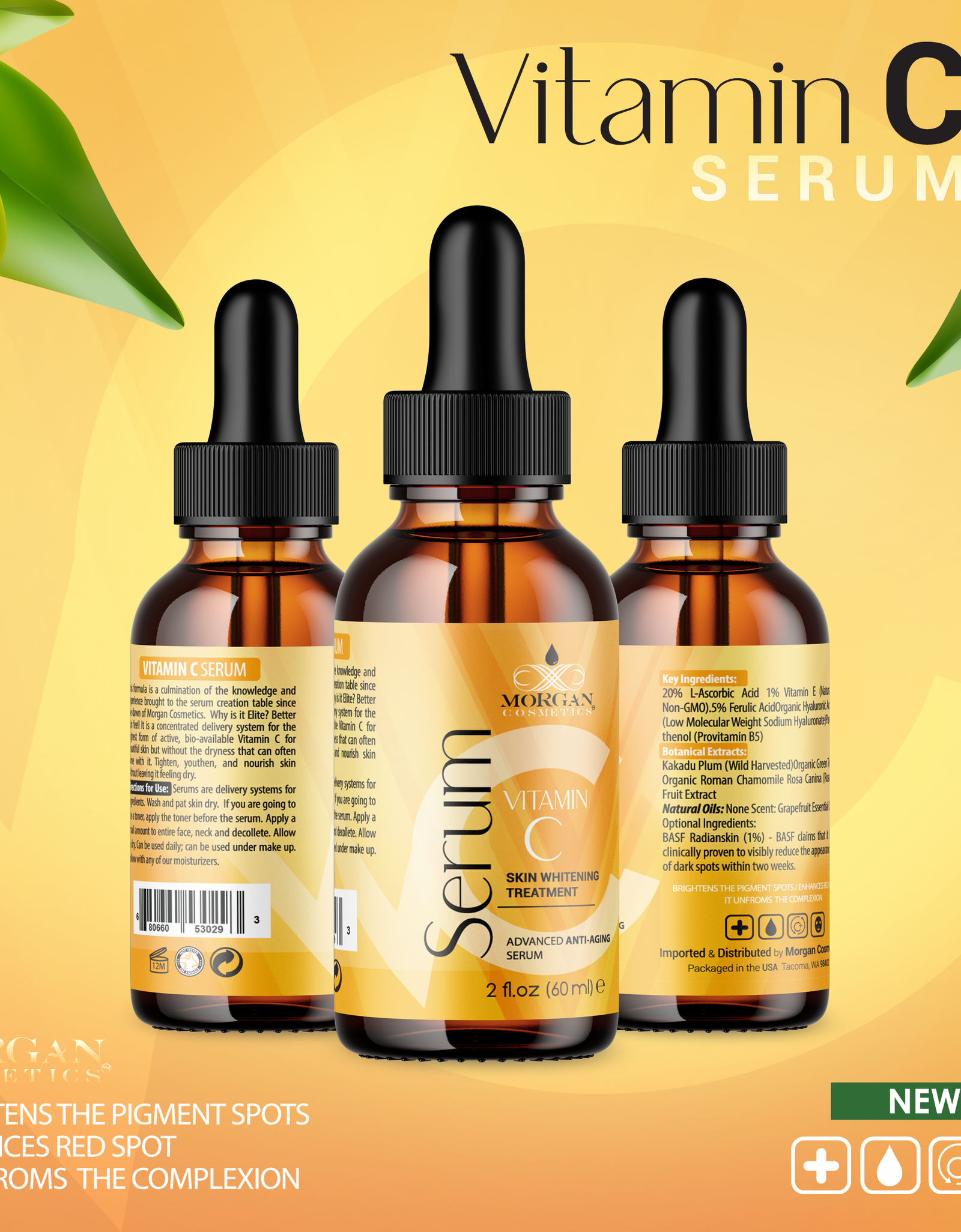 VITAMIN C SERUM 2 OZ by Morgan Cosmetics