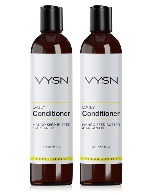 Load image into Gallery viewer, Daily Conditioner - Mango Seed Butter &amp; Argan Oil - 2-Pack -  8 oz
