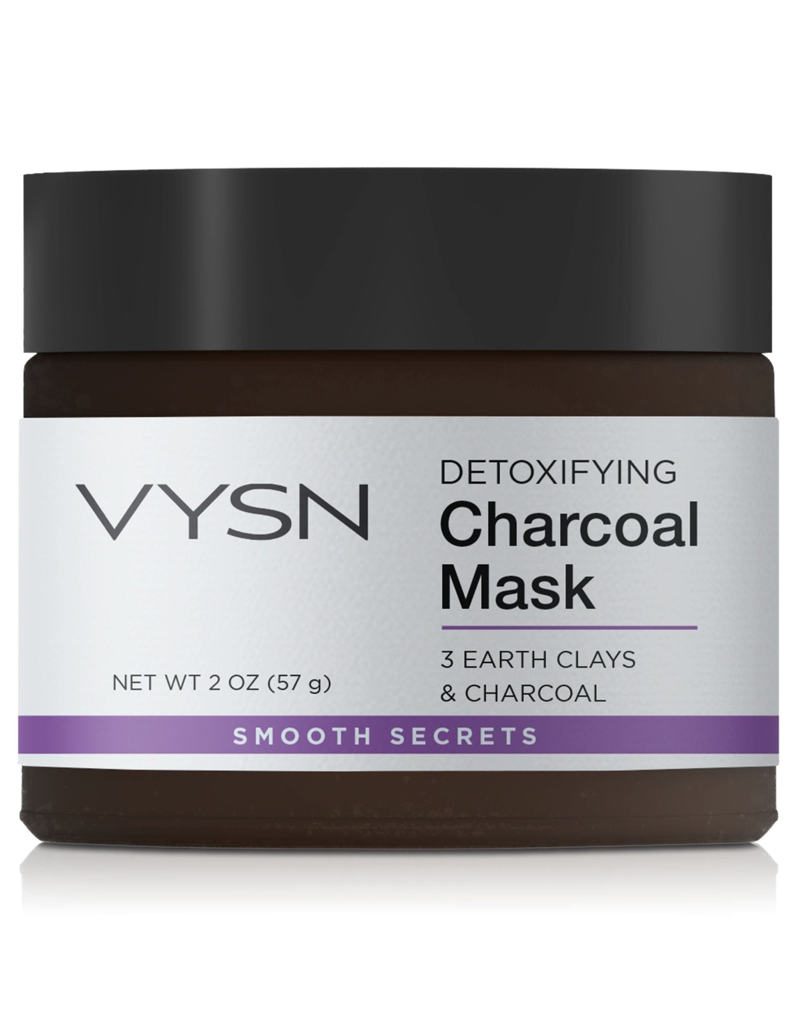 Detoxifying Charcoal Mask - 3 Earth Clays & Charcoal -  2 oz