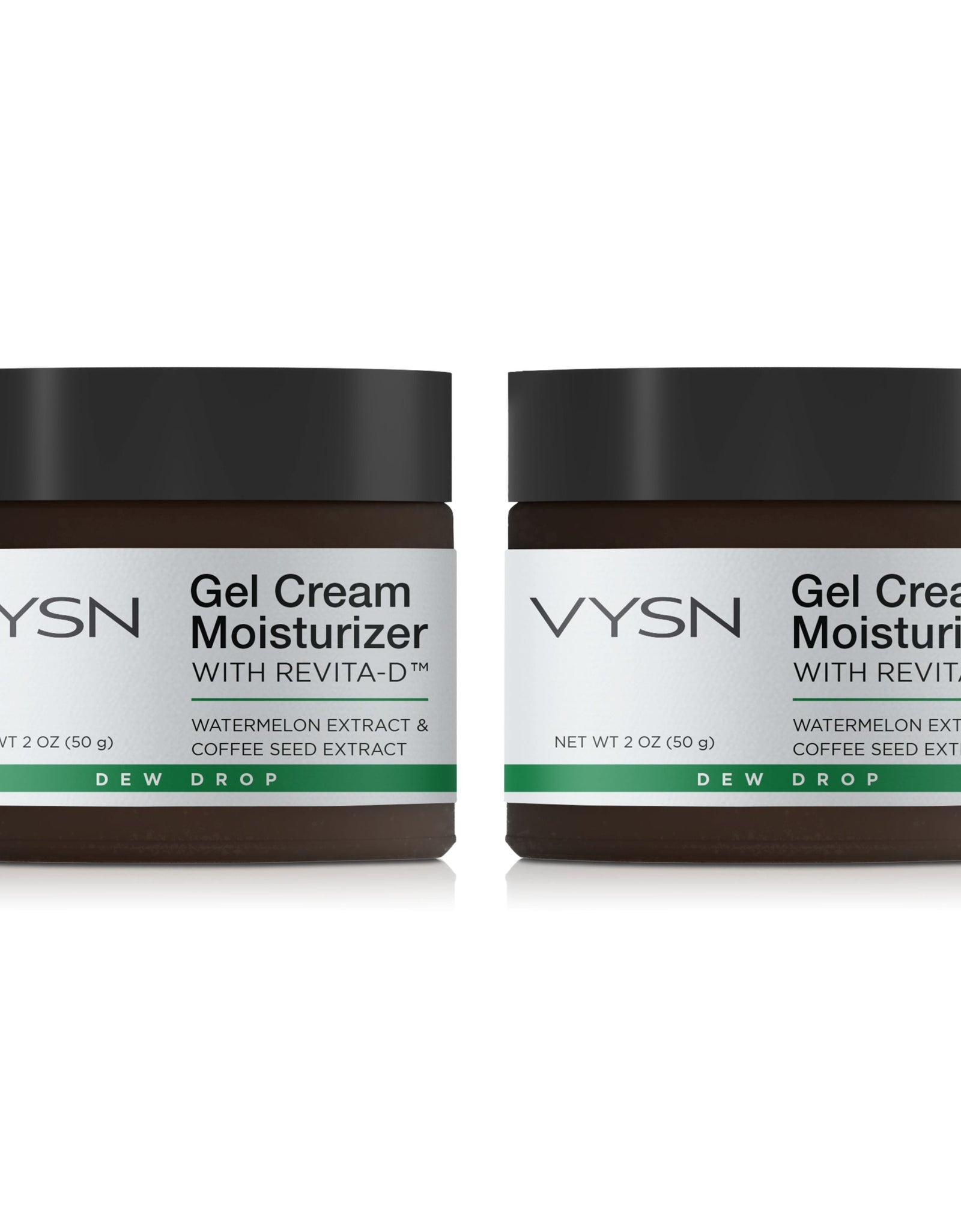 Gel Cream Moisturizer with ReVita-D™ - Watermelon Extract & Coffee Seed Extract - 2-Pack -  2 oz