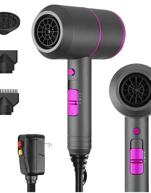 Load image into Gallery viewer, 1800W Compact Hair Dryer with Cool/Hot Settings &amp; Nozzles
