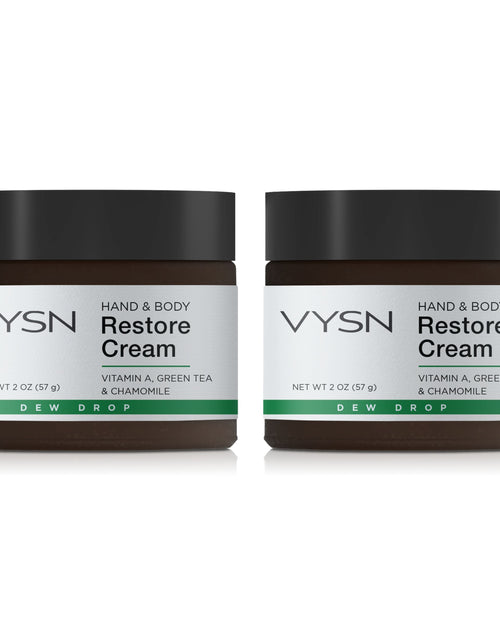 Load image into Gallery viewer, Hand &amp; Body Restore Cream - Vitamin A, Green Tea &amp; Chamomile - 2-Pack -  2 oz

