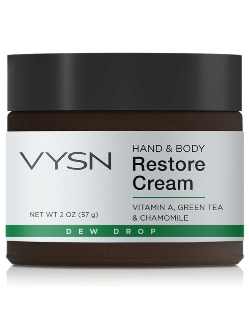 Load image into Gallery viewer, Hand &amp; Body Restore Cream - Vitamin A, Green Tea &amp; Chamomile -  2 oz
