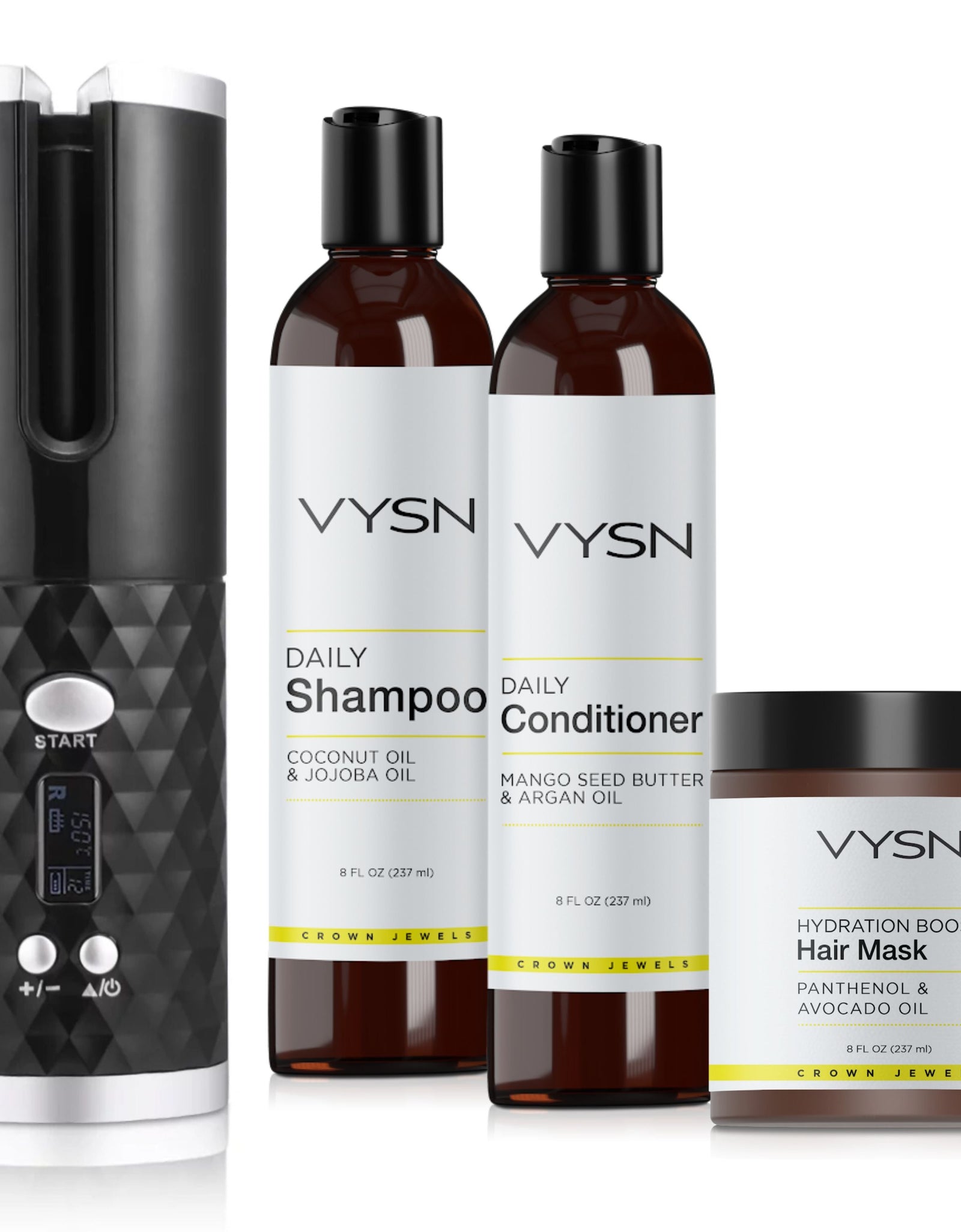 Hair Styling & Care Set - Black