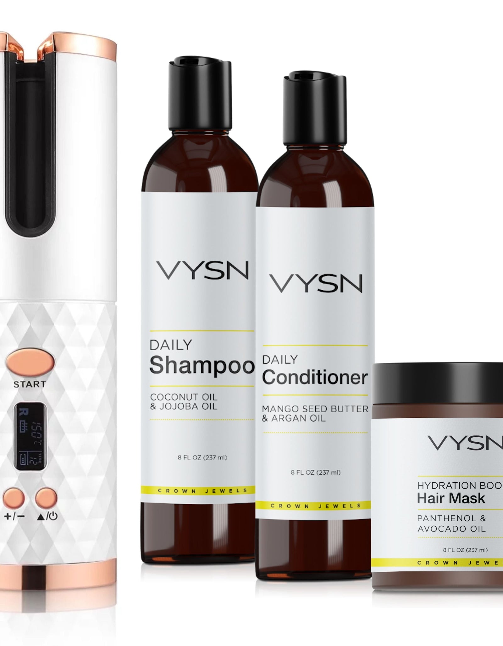 Hair Styling & Care Set - White