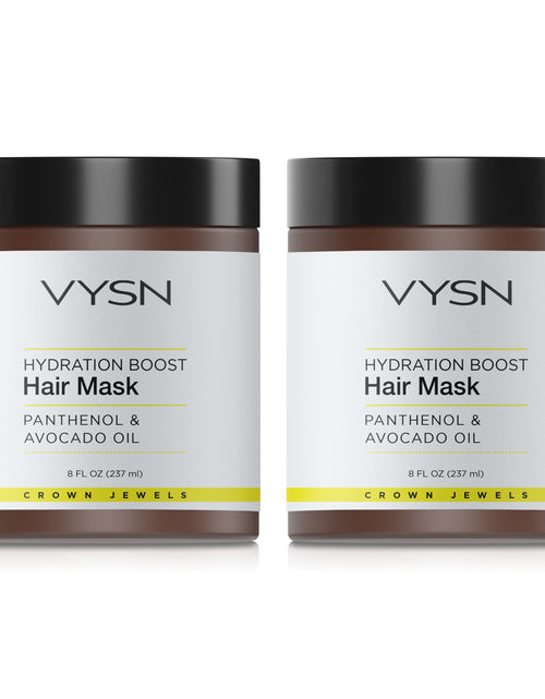 Load image into Gallery viewer, Hydration Boost Hair Mask - Panthenol &amp; Avocado Oil - 2-Pack -  8 oz
