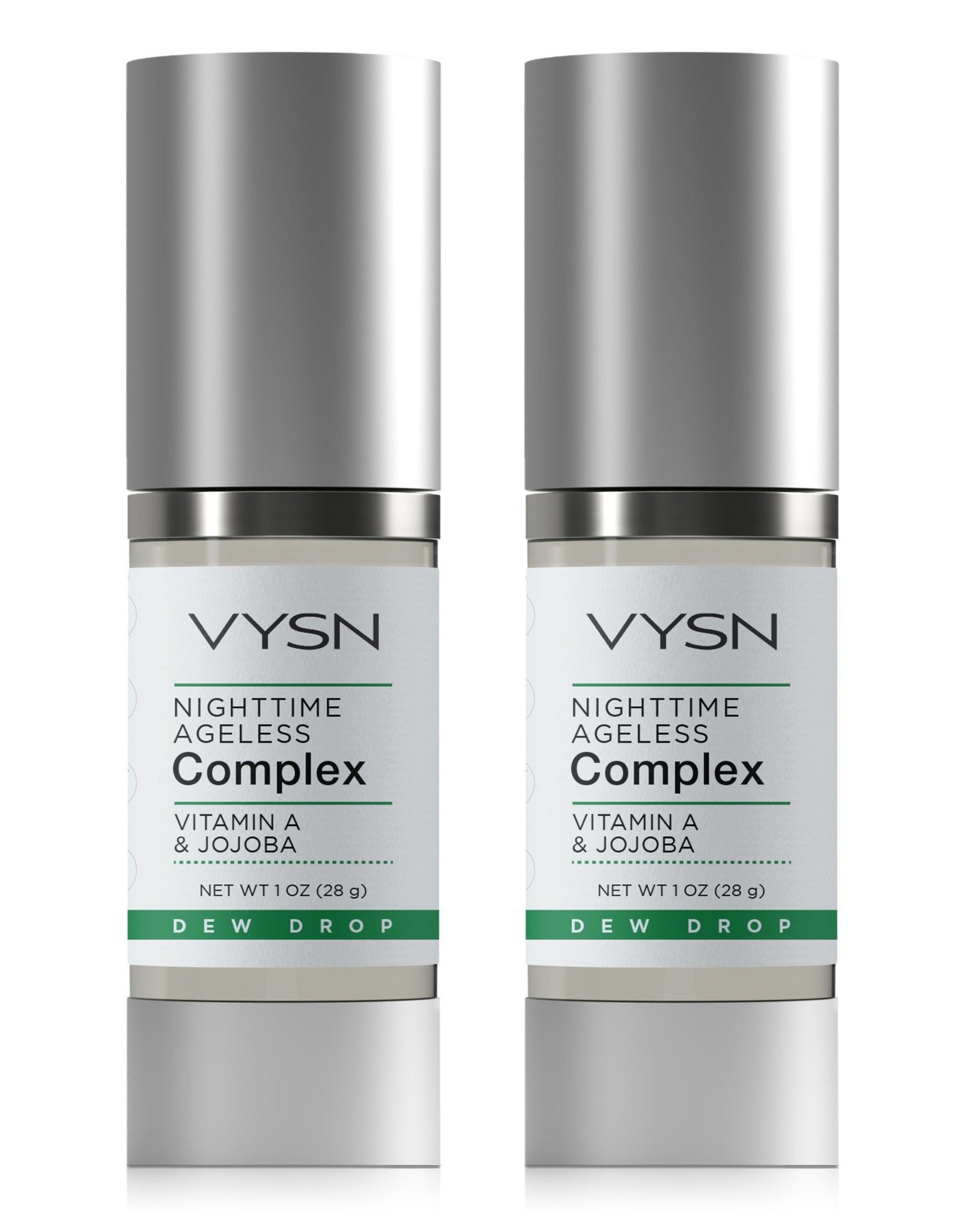 Nighttime Ageless Complex - Vitamin A & Jojoba - 2-Pack -  1 oz