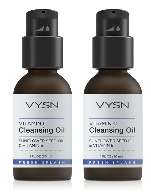 Load image into Gallery viewer, Vitamin C Cleansing Oil - Sunflower Seed Oil &amp; Vitamin E - 2-Pack -  1 oz
