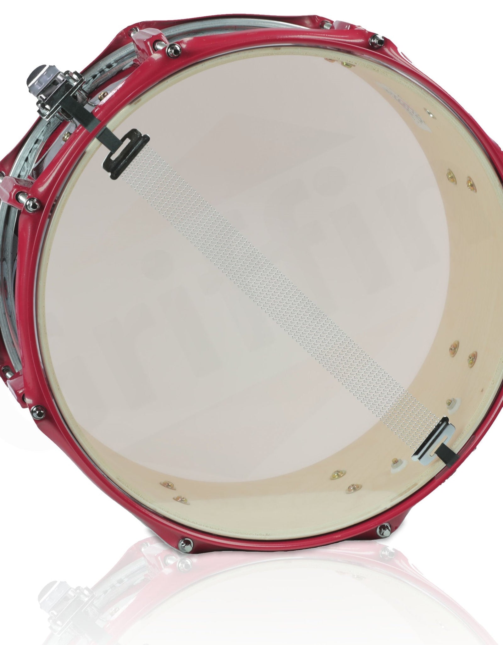 GRIFFIN Snare Drum Birch Wood Shell 14 X 6.5 Inch - Oversize 2.5" Large Vents & Custom Graphic Wrap by GeekStands.com