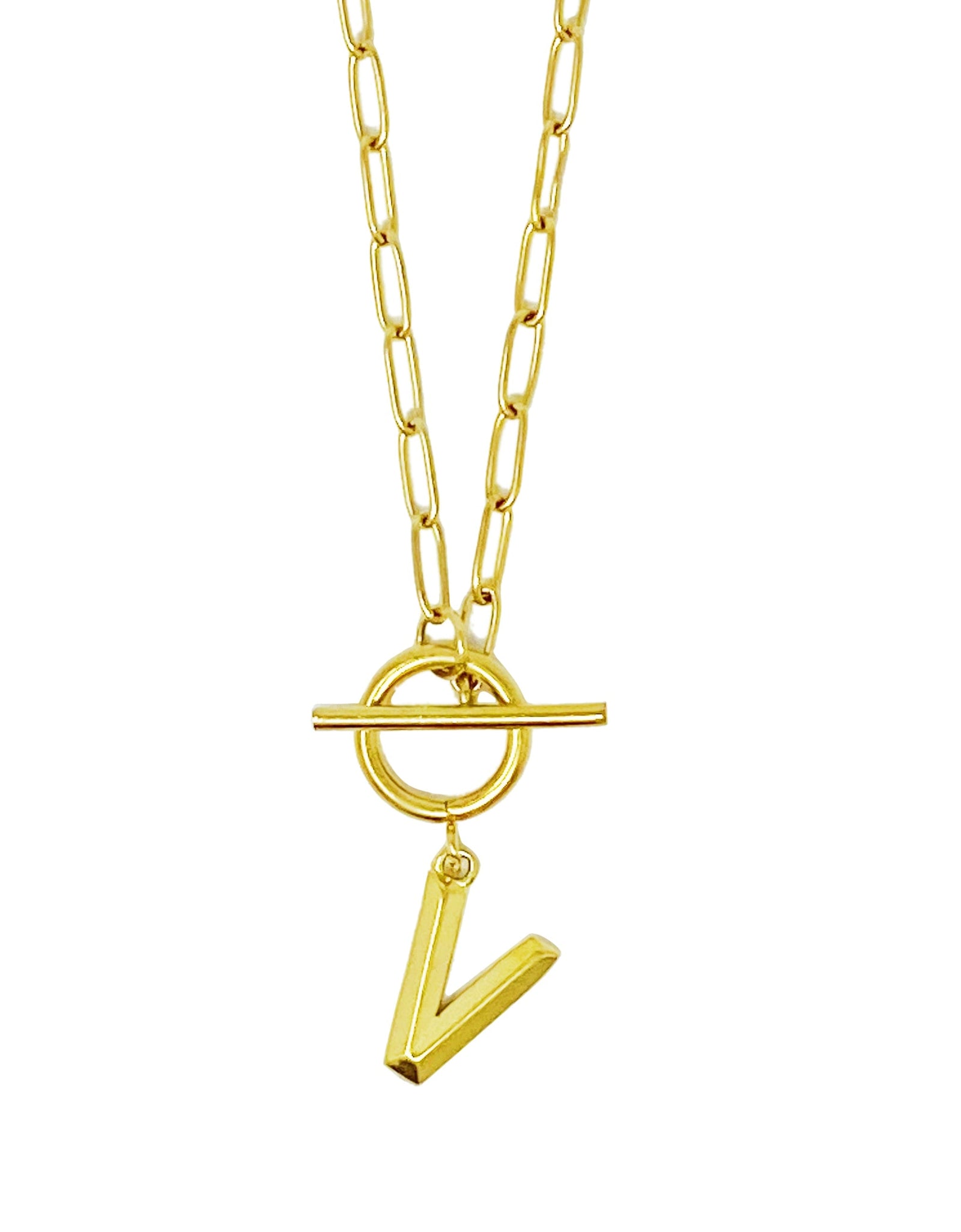 Modern Classic Initial Necklace by Ellisonyoung.com