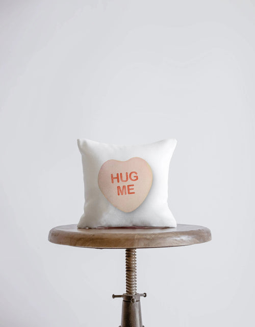 Load image into Gallery viewer, Valentines Candy Mini Pillow Set | 8x8 Pillow Covers | Valentine card motifs | Throw Pillow | Love is Love | I Love You | I Love You Gifts by UniikPillows
