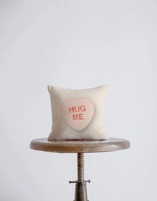 Load image into Gallery viewer, Valentines Candy Mini Pillow Set | 8x8 Pillow Covers | Valentine card motifs | Throw Pillow | Love is Love | I Love You | I Love You Gifts by UniikPillows
