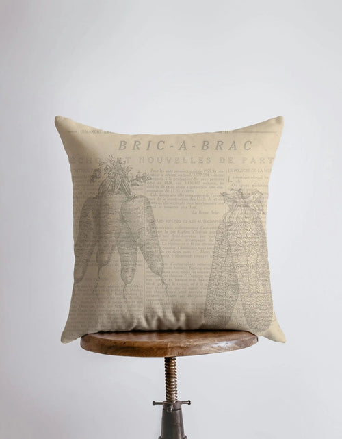 Load image into Gallery viewer, Vegetable | Pillow Cover | Vegan | Vegan Gift | Farmhouse Decor | Home Decor | Throw Pillow | Pillow | Accent Pillow Covers | Country Decor by UniikPillows
