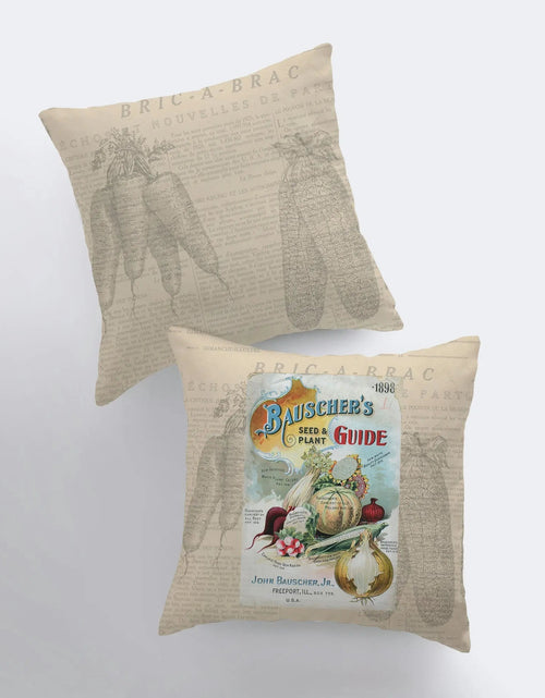 Load image into Gallery viewer, Vegetable | Pillow Cover | Vegan | Vegan Gift | Farmhouse Decor | Home Decor | Throw Pillow | Pillow | Accent Pillow Covers | Country Decor by UniikPillows
