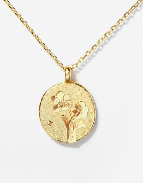 Load image into Gallery viewer, Violet Birth Flower Necklace - Feb by Little Sky Stone
