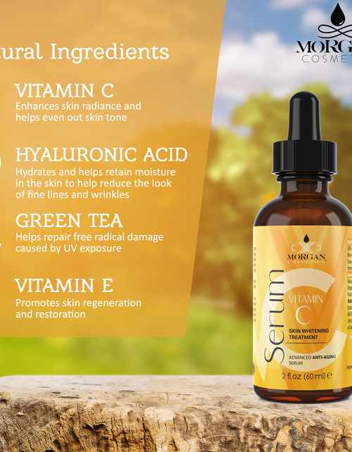 Load image into Gallery viewer, VITAMIN C SERUM 2 OZ by Morgan Cosmetics
