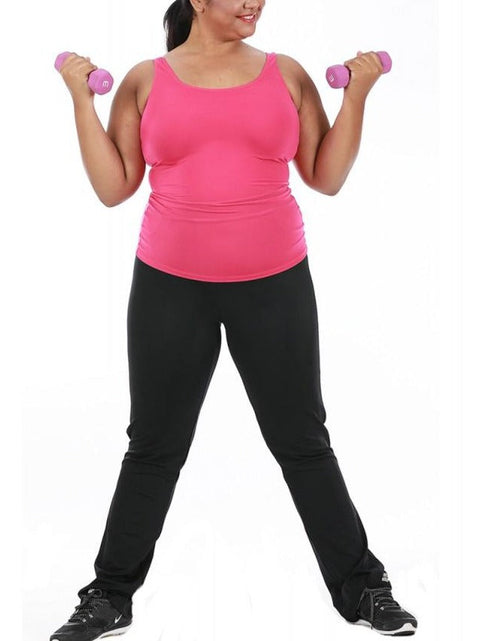 Load image into Gallery viewer, InstantFigure Curvy Activewear Compression Long Pant AWP008C by InstantFigure INC
