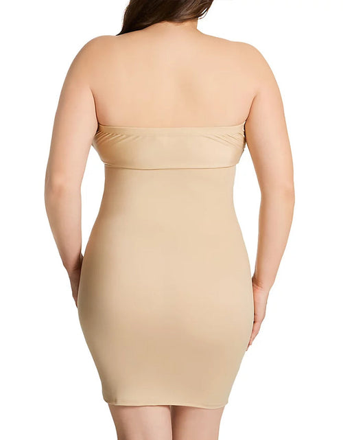 Load image into Gallery viewer, InstantFigure Shapewear Strapless Slimming Curvy Dress with Empire Waist WBD036C by InstantFigure INC
