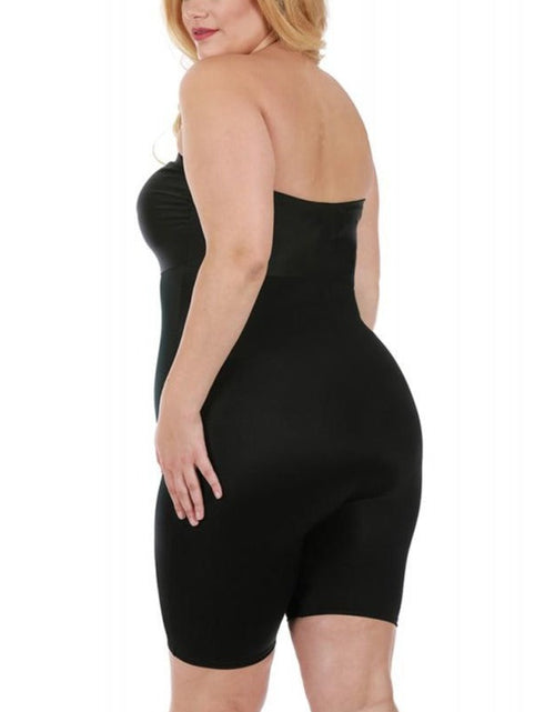 Load image into Gallery viewer, InstantFigure  Curvy Strapless Bandeau Shorts w/open gusset WBS011C by InstantFigure INC
