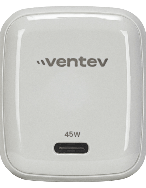Load image into Gallery viewer, Ventev ULTRAFAST GaN Mini 45W Wall Charger and 5A USB C to USB C Cable by Ventev
