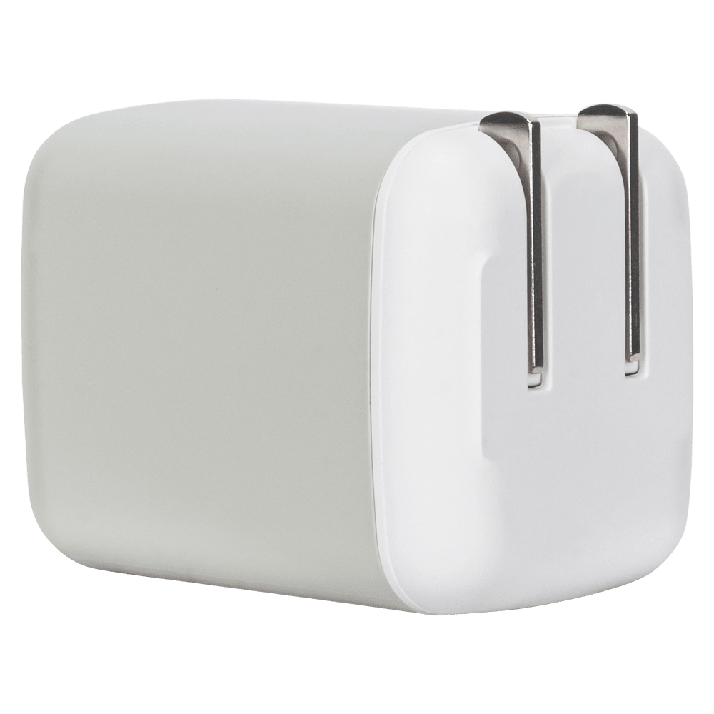 Ventev 65W ULTRAFAST USB C Universal Dual GaN Mini Wall Charger Gray, White by Ventev
