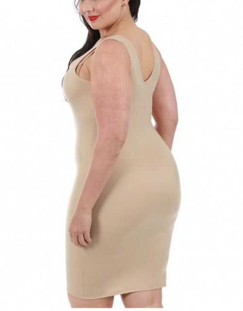 Load image into Gallery viewer, InstantFigure Slip Tank Dress Curvy Shapewear WD40031C by InstantFigure INC
