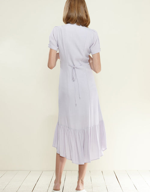 Load image into Gallery viewer, V-Neck Mermaid Button Down Maxi Dress by Shop at Konus

