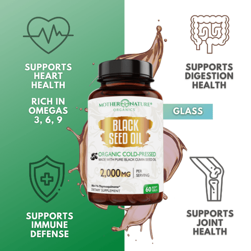 Load image into Gallery viewer, Black Seed Oil Capsules 2,000mg (Softgel) by Mother Nature Organics
