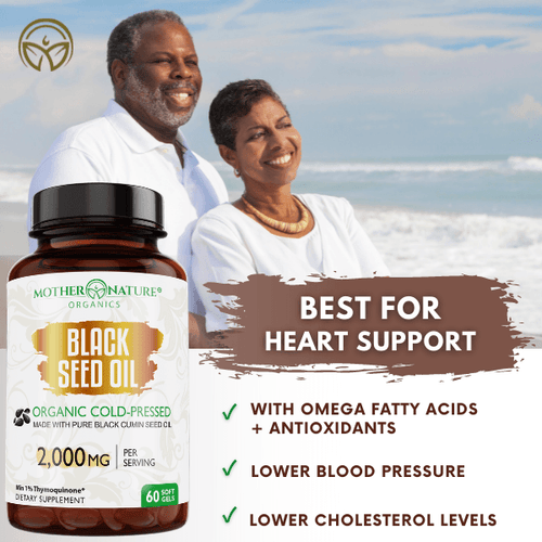 Load image into Gallery viewer, Black Seed Oil Capsules 2,000mg (Softgel) by Mother Nature Organics
