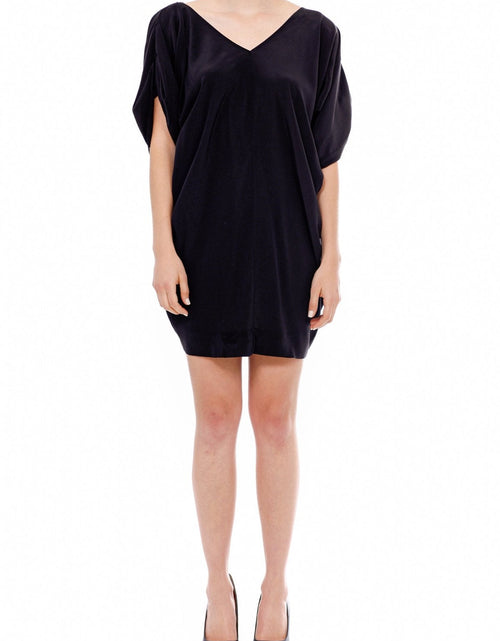Load image into Gallery viewer, Women's 100% Silk Wide V Neck Dress by Shop at Konus
