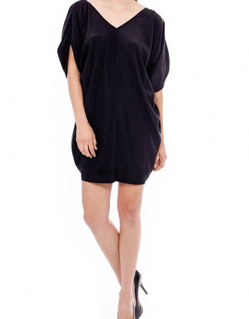 Load image into Gallery viewer, Women's 100% Silk Wide V Neck Dress by Shop at Konus
