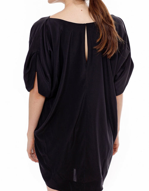 Load image into Gallery viewer, Women's 100% Silk Wide V Neck Dress by Shop at Konus
