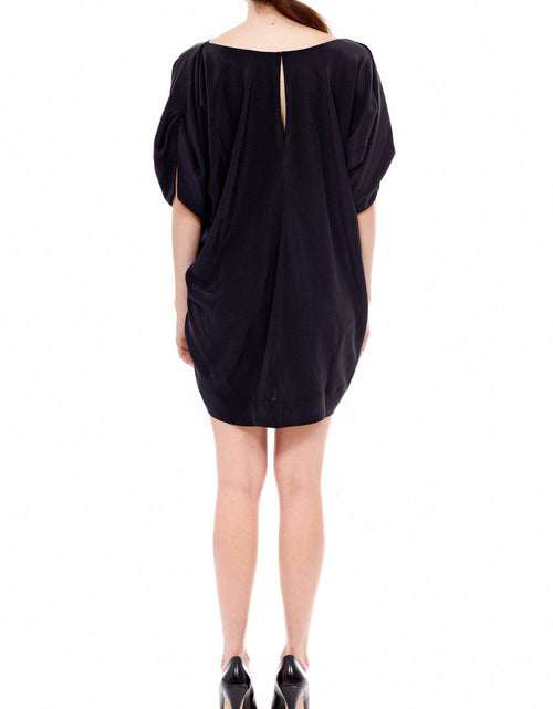 Load image into Gallery viewer, Women's 100% Silk Wide V Neck Dress by Shop at Konus
