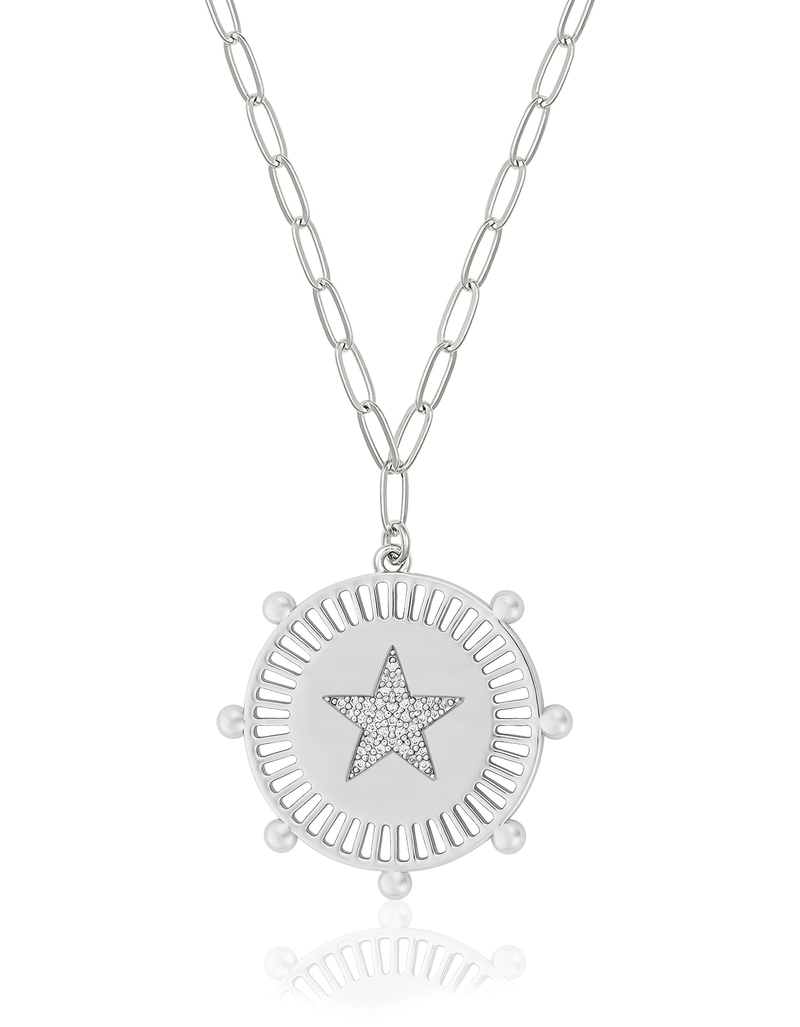 SALE Star Medallion Necklace by Jennifer Miller Jewelry