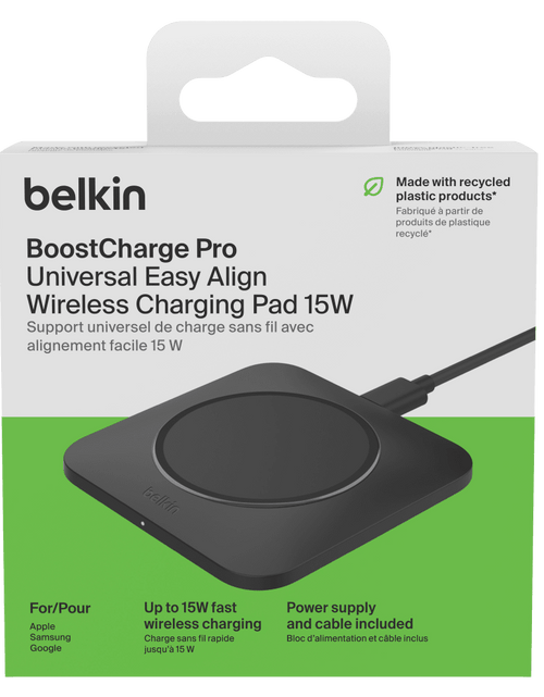 Load image into Gallery viewer, Belkin Boost Charge Pro Easy Alignment Wireless Charging Pad 15W by Belkin
