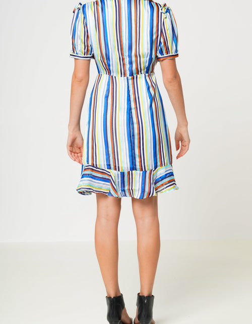 Load image into Gallery viewer, Multi-color Ruched Dress in Beach by Shop at Konus

