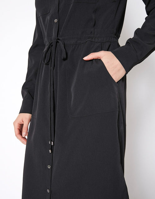 Load image into Gallery viewer, Women's Long Mock Neck Shirt Dress by Shop at Konus
